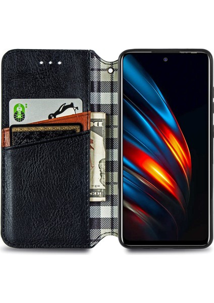 Tecno Pova 2 Siyah Için Manyetik Deri Telefon Kılıfı (Yurt Dışından) modelleri