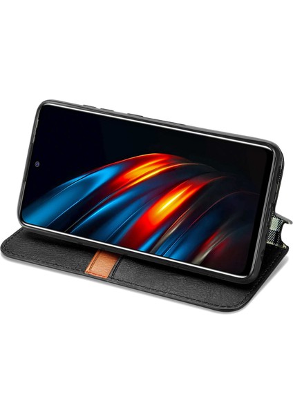 Tecno Pova 2 Siyah Için Manyetik Deri Telefon Kılıfı (Yurt Dışından) fırsatları