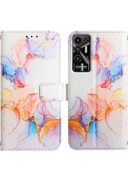 Tecno Pova 2 Galaxy Mermer Beyaz LS004 Için Mermer Kılıf (Yurt Dışından) modelleri