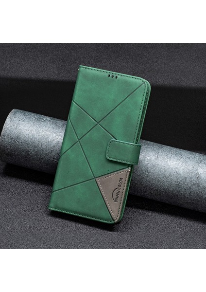 Tecno Spark 30 Pro 4g Yeşil Için BF05 Deri Kılıf (Yurt Dışından)