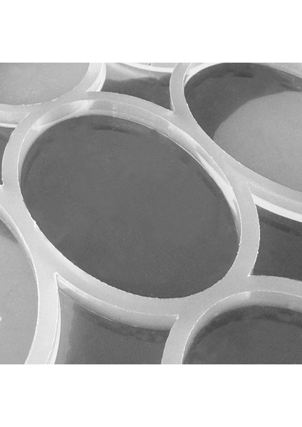 Epoksi Çoklu Silikon Kalıp Anahtarlık Kalıbı Oval Seri Döküm Kalıbı 4x6 cm 20 Li fiyatları