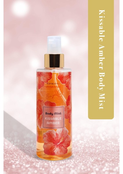 Elif Nur Yel Eny Body Mist Kissable Amber Vücut Spreyi 200ML