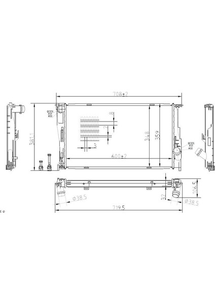 MGA-80904 - Su Radyatoru Brazıng ( Bmw E81-E87-E90-E91 /N47 Otom. )