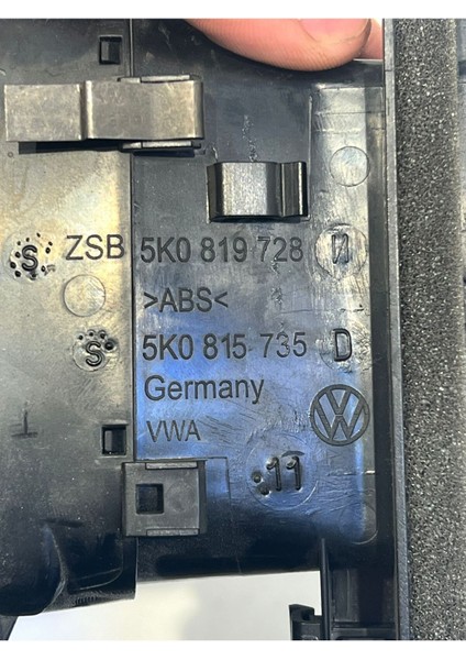 5K0815735D Volkswagen Golf 6 Klima Izgarası