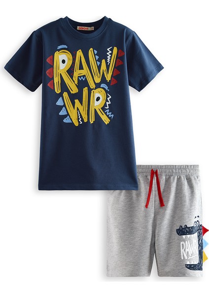 Rawr Erkek Çocuk T-Shirt Şort Takım