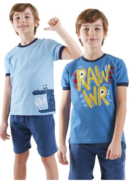 Rawr Erkek Çocuk 2'li Paket T-shirt