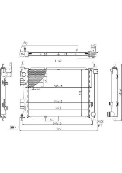 MGA-80238 - Motor Su Radyatoru Hyundaı I20 1.0 Tgdı 15-> Manuel