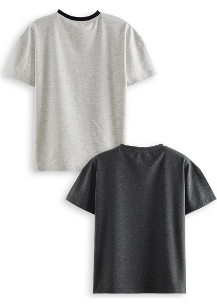 Just Smile Erkek Çocuk 2'li Paket T-shirt fırsatları