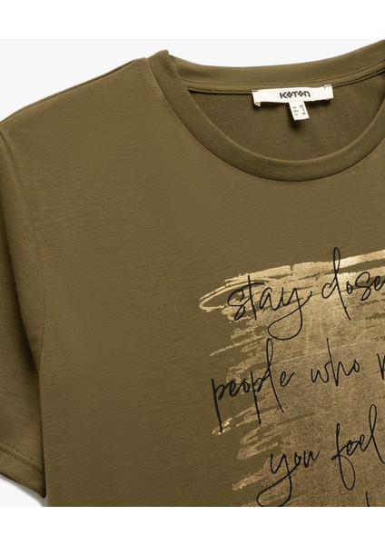 Baskılı Kısa Kollu Bisiklet Yaka Tişört modelleri