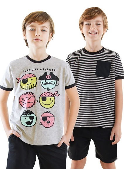 Pirate Erkek Çocuk 2'li Paket T-shirt