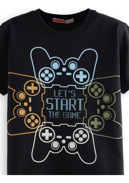 Start Game Erkek Çocuk T-Shirt Şort Takım