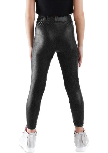 Siyah Kız Çocuk Disko Parlak Tayt fiyatları