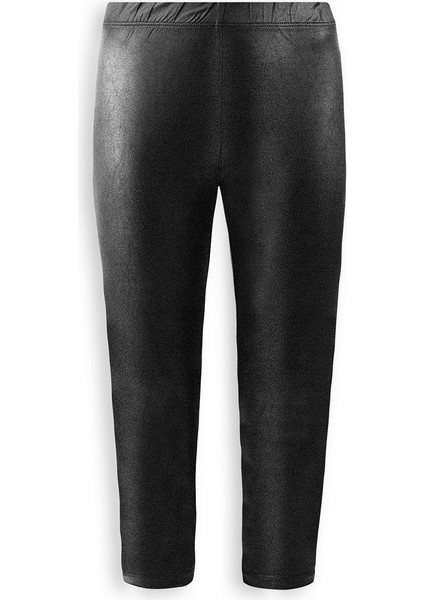 Siyah Kız Çocuk Disko Parlak Tayt fırsatları