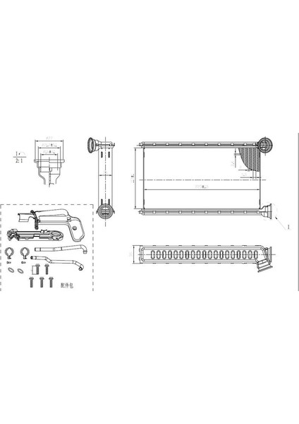 MGA-81261 - Kalorıfer Radyatoru Brazıng 26MM (Cıtroen C1 Iı - Peugeot 108 - Toyota Aygo)