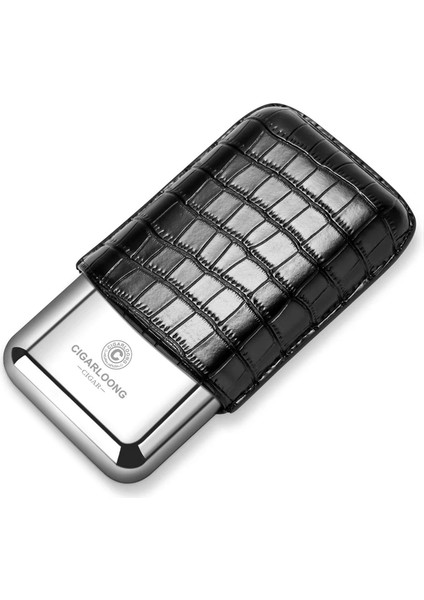 Metal Deri Puro Kılıfı 3'lü Croco Siyah 60RING