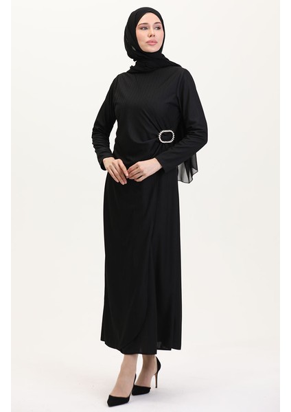 Taş Detaylı Takım Görünümlü Elbise 4740-03 Siyah fiyatları