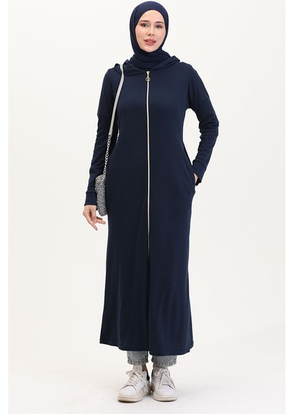 Fermuarlı Spor Kap 9626-01 Lacivert