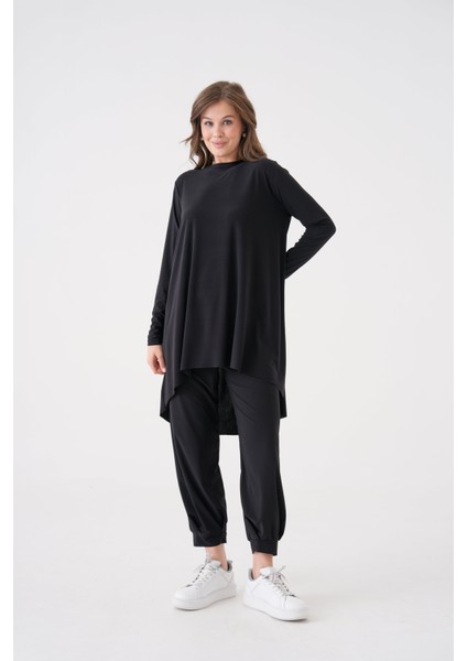 Sade Spor Şalvar Takım