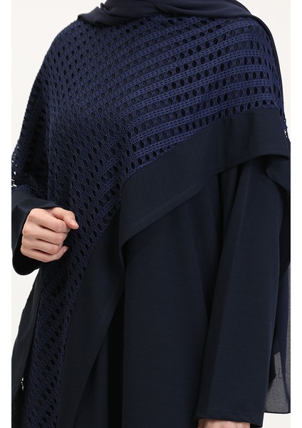 Büyük Beden Fileli Takım 5504-02 Lacivert fırsatları