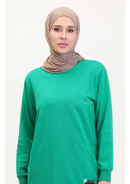 Iki Iplik Penye Tunik 280128-16 Yeşil modelleri