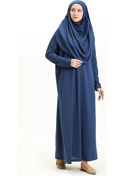 Tek Parça Namaz Elbisesi 1712-04 Indigo fiyatları