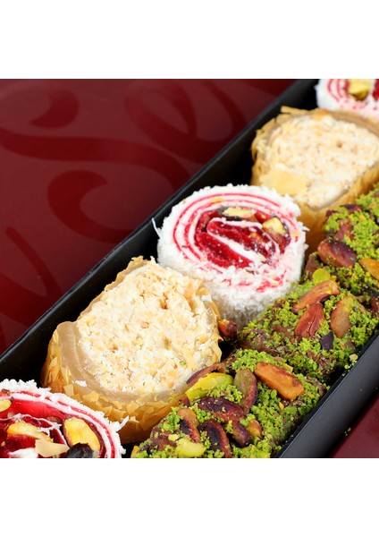 Sultan ve Baklava Bohça Lokum Bordu Kutu 550G fiyatları