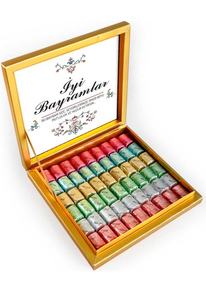 Bayram Hediyesi Baton Çikolata Gold Kutu 495G