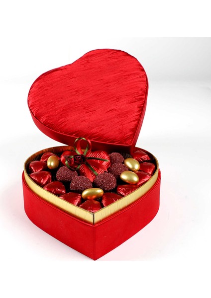 Sevgiliye Hediye Kalp Kutuda Kalp ve Truffle Çikolata indirimleri