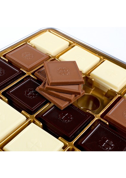 Fildişi Sütlü Bitter 64 Adet Madlen Çikolata (Metal Kutu) fiyatları