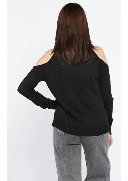 Omuz Dekolteli Kadın Triko Bluz P-00014620 modelleri