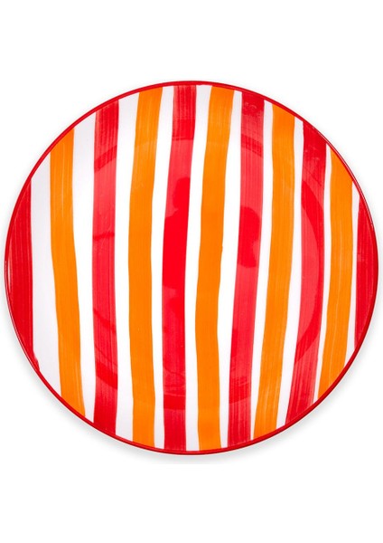 Joy Pasta Tabağı 6lı Set Kırmızı 19 cm fiyatları