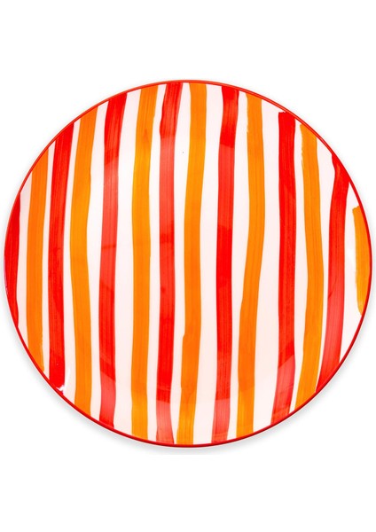 Joy Servis Tabağı 6lı Set Kırmızı 26 cm fiyatları