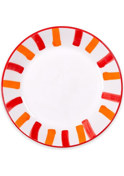 Joy Yemek Tabağı 6lı Set Kırmızı 20 cm fiyatları