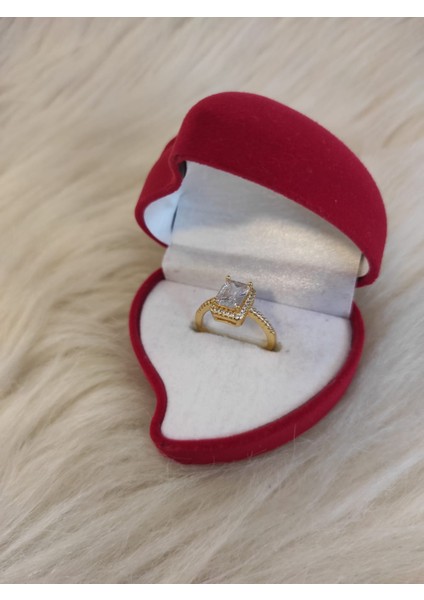 22 Ayar Altın Kaplama Gold Baget Yüzük