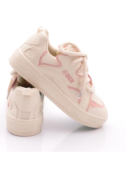Kadın Sneakers Ayakkabı Düz Tabanlı Pudra modelleri