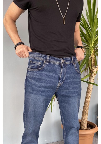 Lacivert Kot Pantolon