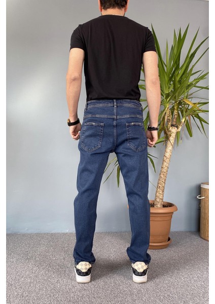 Lacivert Kot Pantolon