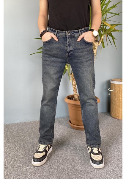 Lacivert Kot Pantolon