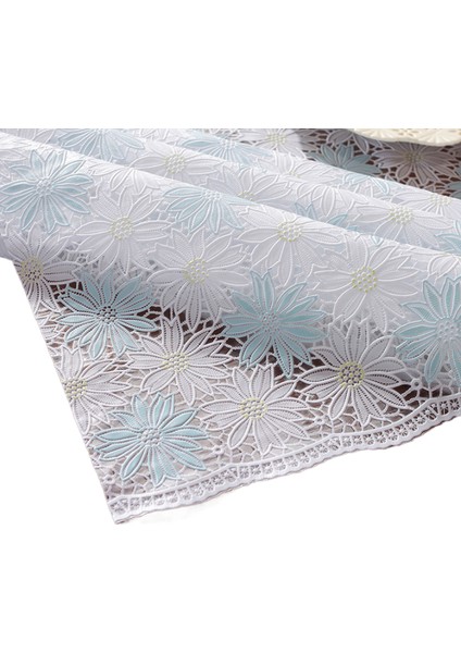 Su Geçirmez, Yağa ve Demire Dayanıklı Dantel Sümen, Yıkanabilir ve Silinebilir Kalınlaştırılmış Masa Örtüsü, Plastik Sıcak Damgalama Pvc Masa Örtüsü (Yurt Dışından)