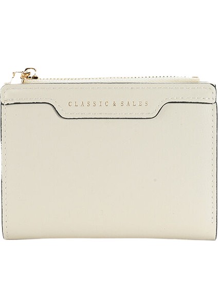 Kart Çantası Fermuarlı Cüzdan Kadınların Yeni Çok Fonksiyonlu Cüzdanı Kompakt ve Zarif Ultra Ince Cüzdan (Yurt Dışından)