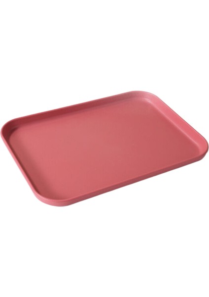 Buğday Samanı Dikdörtgen Tepsi Ev Oturma Odası Için Basit Plastik Meyve Tabağı (Yurt Dışından)