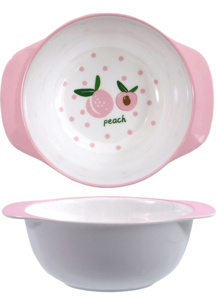 Yaratıcı Tek ve Çift Kulaklı Kase Melamin Anti-Sonbahar Küçük Kase Erişte Kasesi Aperatif Kasesi Anaokulu Ev Çocuk Kase Çorba Kasesi (Yurt Dışından)