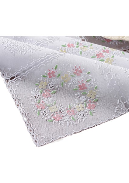 Su Geçirmez, Yağa ve Demire Dayanıklı Dantel Sümen, Yıkanabilir ve Silinebilir Kalınlaştırılmış Masa Örtüsü, Plastik Sıcak Damgalama Pvc Masa Örtüsü (Yurt Dışından)