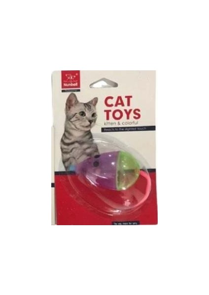 Trixie Nunbell Şeffaf Fare Kedi Oyuncağı