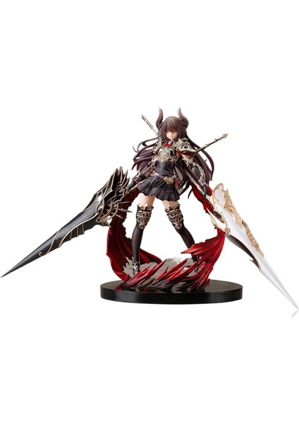 God Strike'ın Gazabı Bahamut Dark Dragon Rider Dark Angel Heykelcik Aranjmanı (Yurt Dışından)