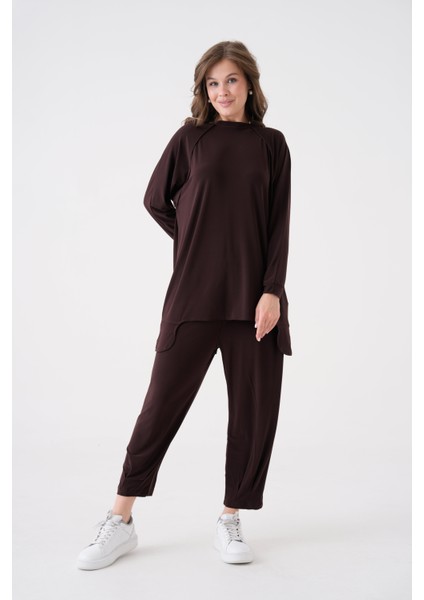 Biyeli Ala Şalvar Takım