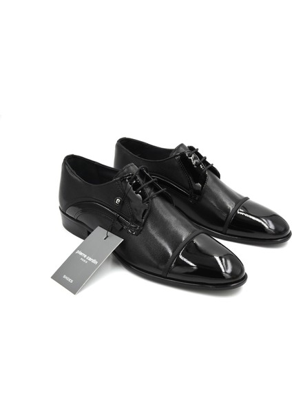 7058 Klasik Erkek Ayakkabı Rugan Siyah