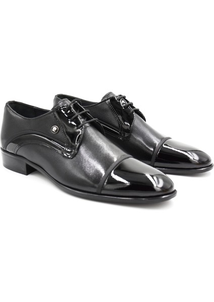 7058 Klasik Erkek Ayakkabı Rugan Siyah fiyatları