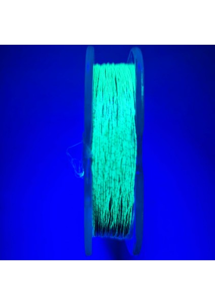 Hazır Çapari Kombini Boru Sim Ultraviyole Uv Neon Fıstık Yeşili - Fuşya Makara