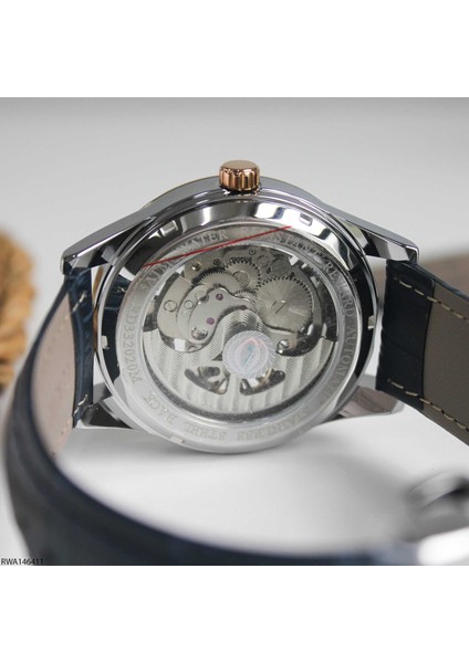 RWA146411 Deri Kordonlu Otomatik Erkek Kol Saati indirimleri